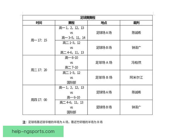 足球比赛具体开赛时间及相关赛程安排全面解析